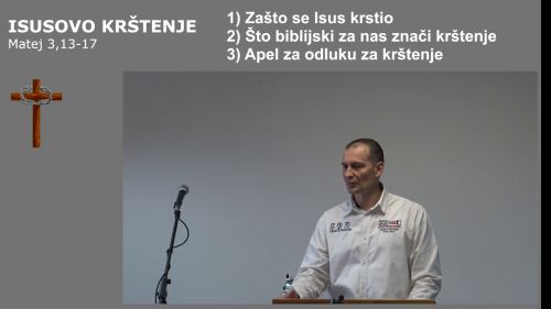 ISUSOVO KRŠTENJE - Matej 3,13-17 (Mihael Bermanec); 44:54
